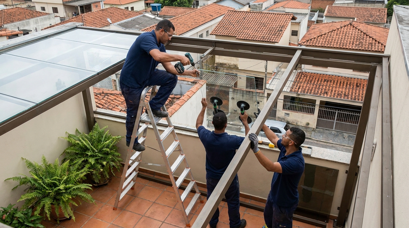 Cobertura de Vidro em Anápolis‑GO